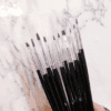Nail art pensler til negle sort sæt med 10 stk