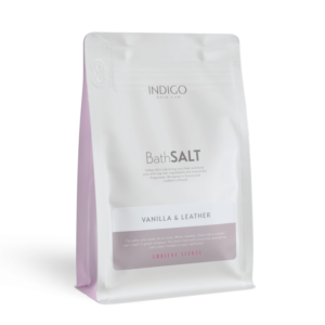 Indigo nails bade salt vanilla & leather